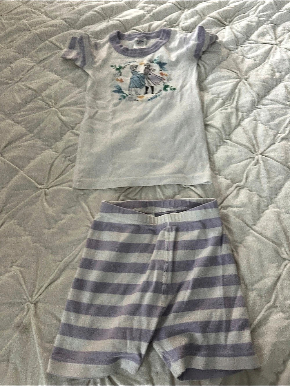 Disney Frozen II Collection Girls US 5 Purple & White Set pjs 15